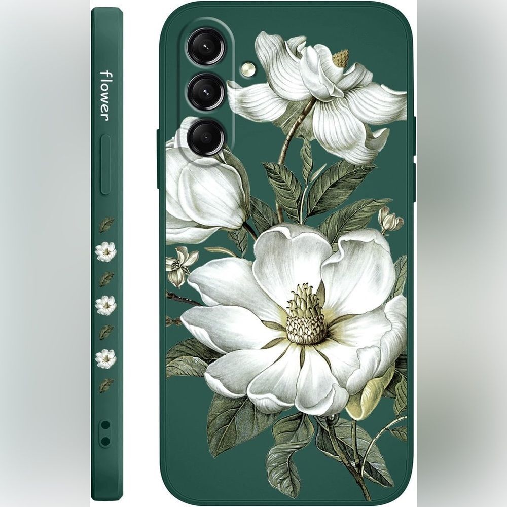 Samsung S24 Plus Floral Green Phone Case